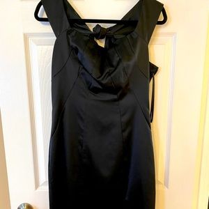 The Limited Silk Back-Bow Little Black Dress